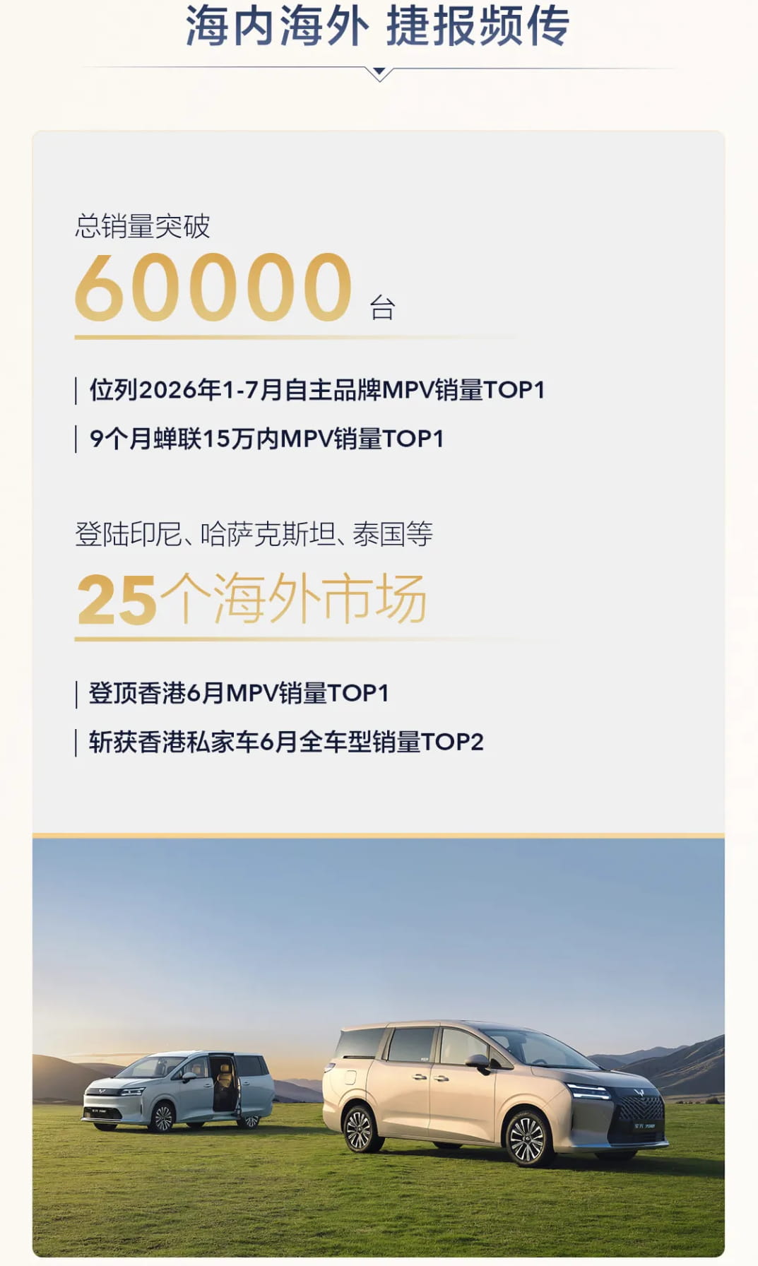 上市9个月累销破6万！五菱星光730稳居15万级MPV销量榜首